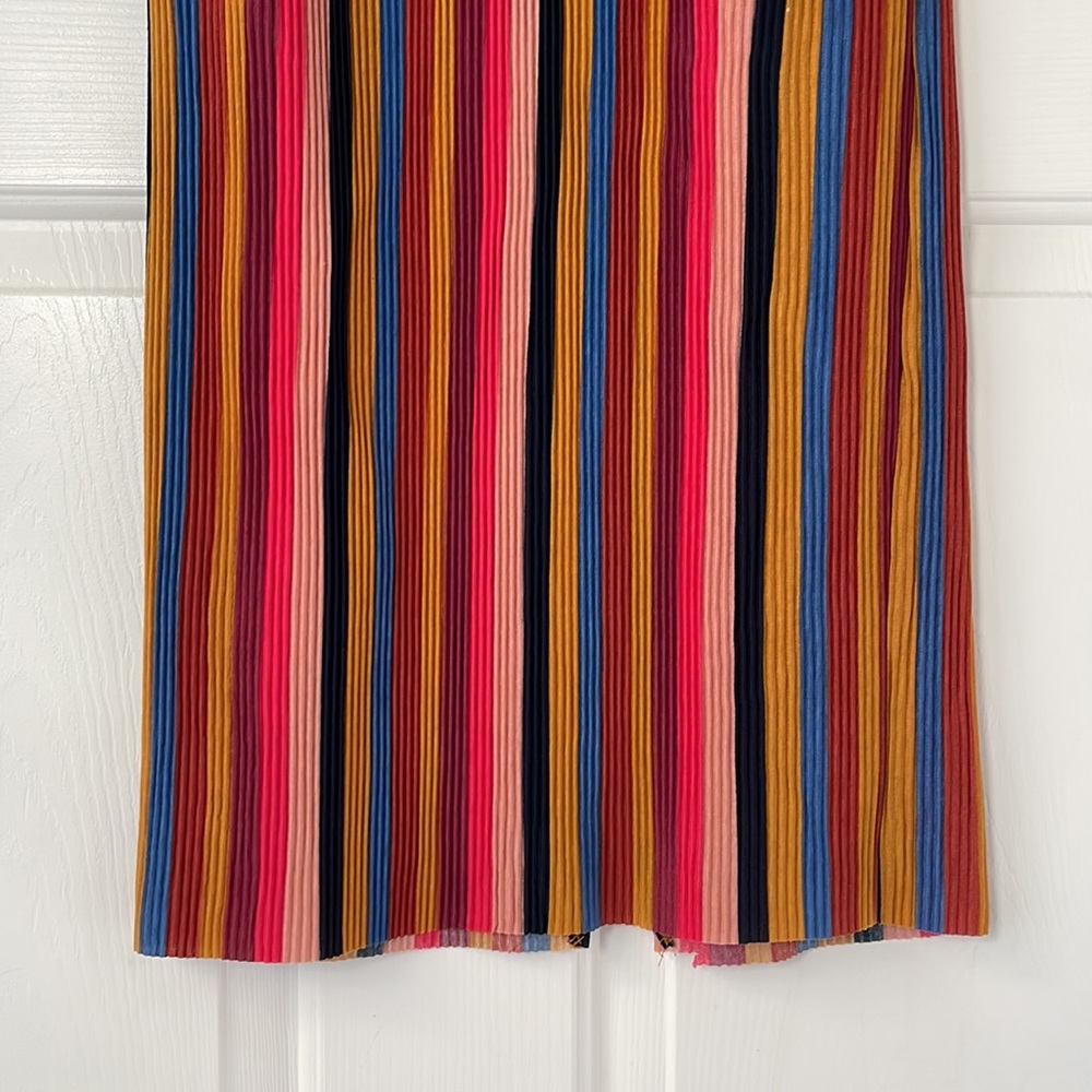 Colorful striped midi skirt - Picture 3 of 4